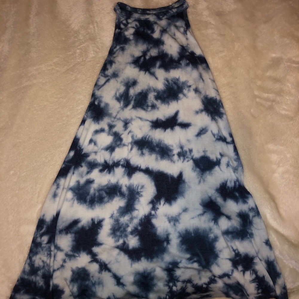Loose Tie-dye Dress